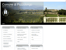 Tablet Screenshot of comune.pozzolengo.bs.it